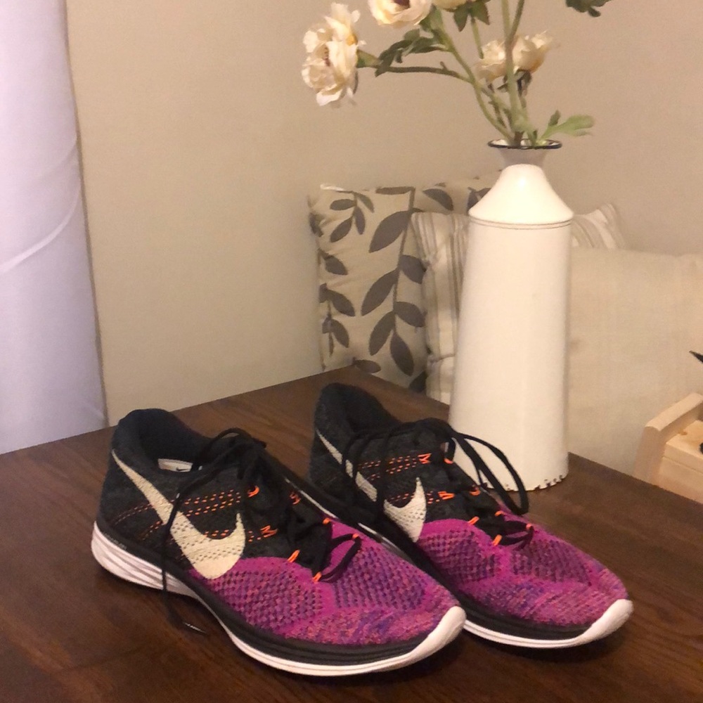 Nike Flyknit Lunar 3 women’s 11.5 purple black